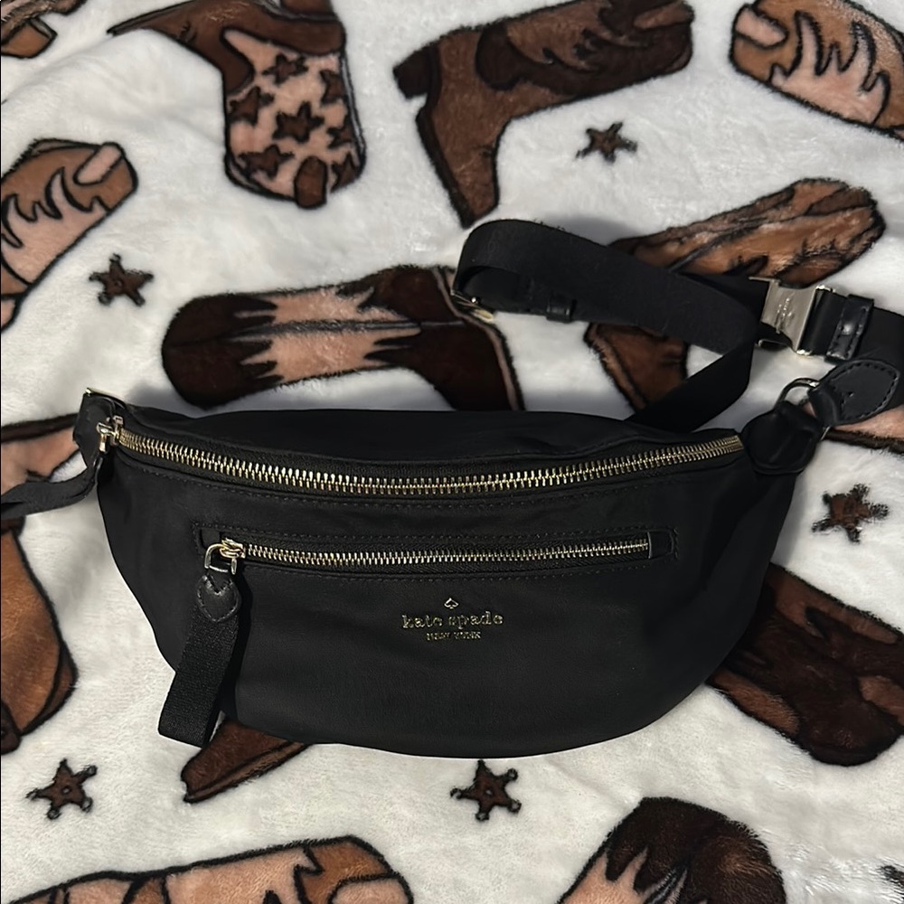 Kate Spade Black Belt Bag